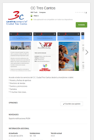 Google Play CC Tres Cantos