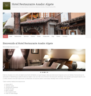 Web Hotel Restaurante Asador Algete